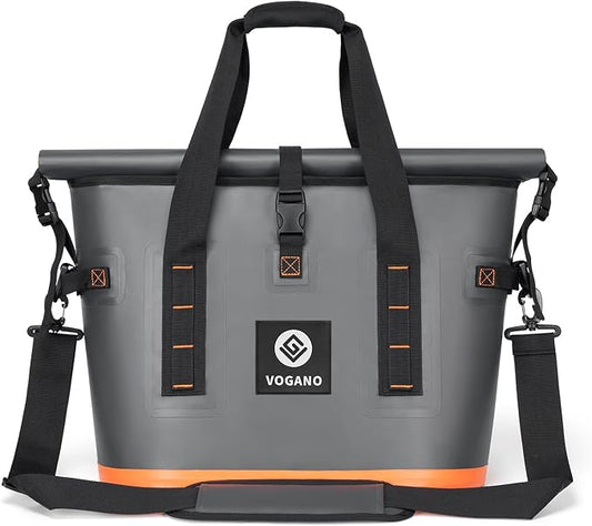 40 Can Soft Cooler Bag - Insulated Leak-Proof Large Cooler Bag with Roll-Top Waterproof Seal | Portable Ice Chest for Camping, Beach, Travel, Picnics | 12HR Cold Retention