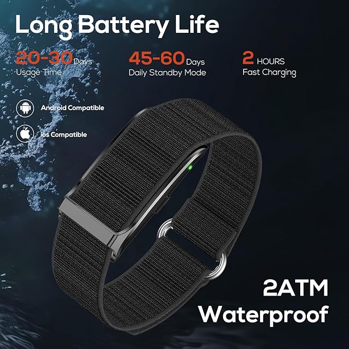 Health Smart Bracelet, Activity & Fitness Trackers/SpO2/ Heart Rate / Blood Pressure/ Sleep Stress/IP68 Waterproof for120 Sport Modes,Automatic Monitoring Wearable Fitness Tracker Comes With Free App