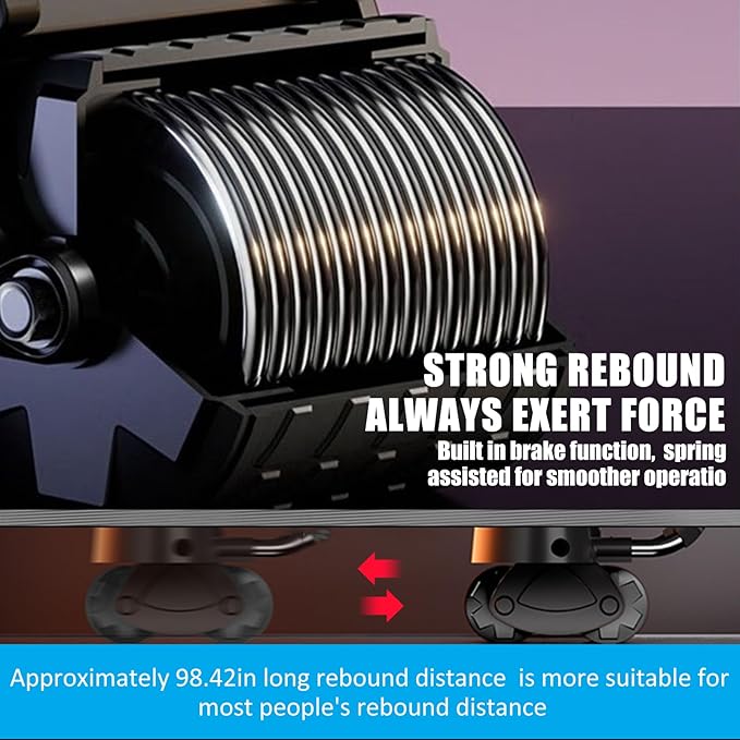 Uota Elbow Support Automatic Rebound Abdominal Wheel,Ab Roller for Abdominal Exercise Machine,Abs Workout Equipment,Dolly Core Strengthening Trainer Fitness Belly Training