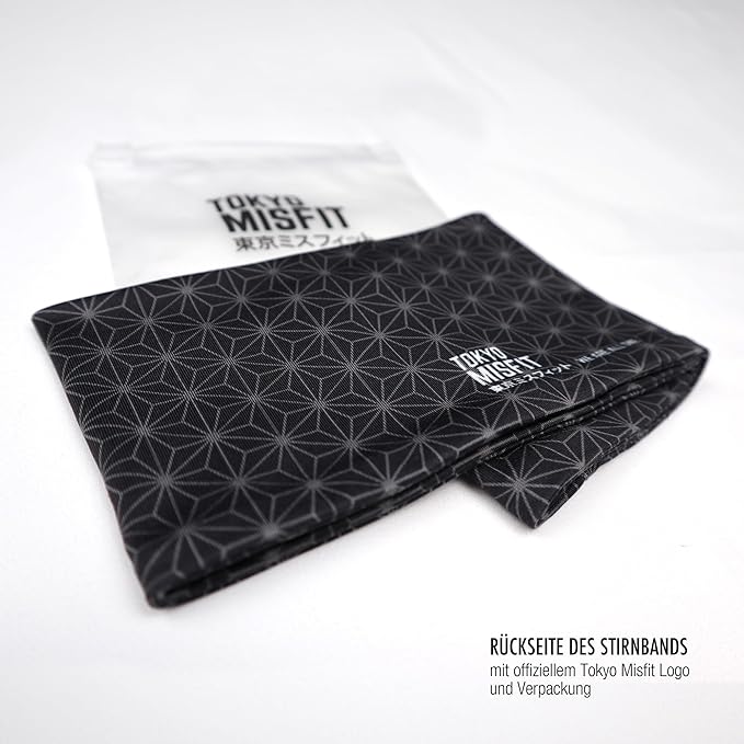Tokyo Misfit - Japanese Headbands for Men & Women, Sweat Band, Workout, Yoga, Fashion, Running, Sports, Basketball, Bandana