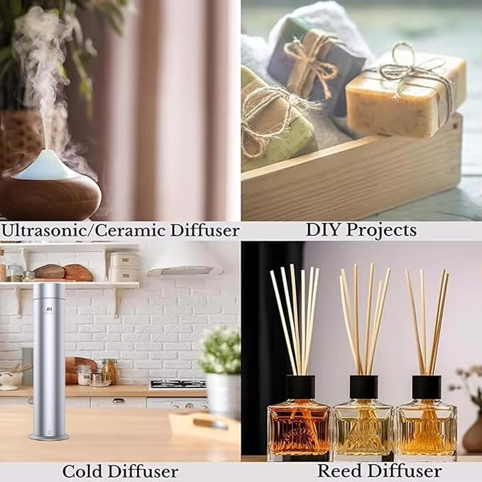 Cabana Diffuser Oil 50mL - Hotel Scented Essential Oils for Home - Lemon, Bergamot, Jasmine, Amber & Musk - Inspired by The Ritz Carlton - Antal Hayat Luxury Aromatherapy Oil