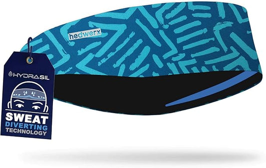 Hydra2 Headbands for Women & Men | Sweat Diverting, Hair Bands for Athletes, Gym, Cycling & Fitness | Flatweave