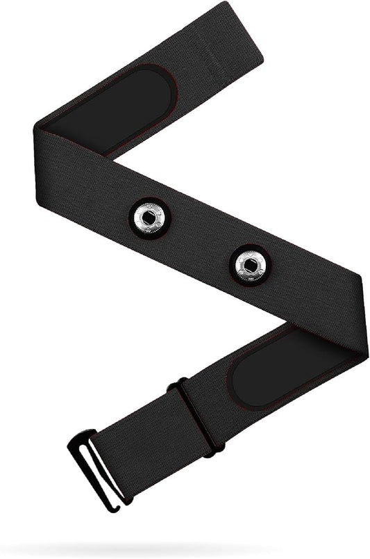 Replacement Heart Rate Chest Monitor Strap, Compatible with Frontier X2 Wahoo Tickr Polar Garmin HRM Coospo