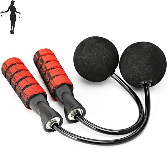 Jump Rope, Training Ropeless Skipping Rope for Fitness, Adjustable Weighted Cordless Jump Rope for Men Women Kids