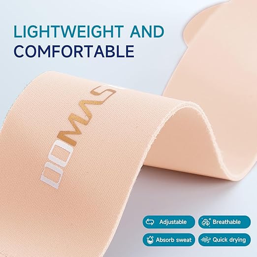 Pickleball Wrist Brace Support for Tennis, Ultra Thin Elastic Wrist Wraps, Lightweight, Breathable and Skin Friendly (Left+Right, Misty Rose)