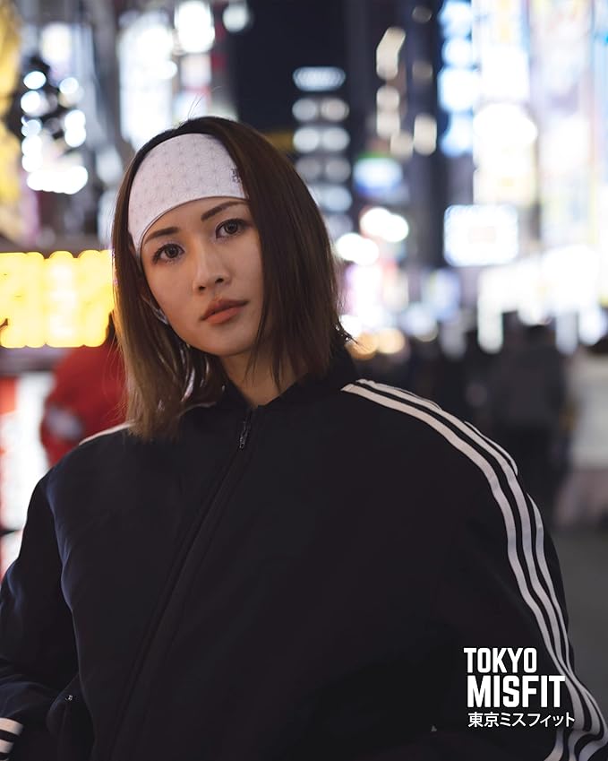 Tokyo Misfit - Japanese Headbands for Men & Women, Sweat Band, Workout, Yoga, Fashion, Running, Sports, Basketball, Bandana