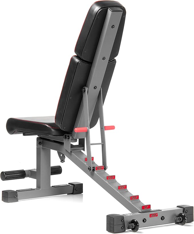 XMark Adjustable Weight Bench, High Performance Adjustable Bench, 1500 lb Weight Capacity, Strength Training Adjustable Benches for Commercial or Home Use