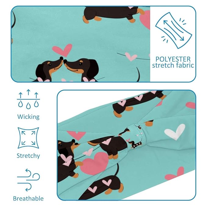 Love Dog Headbands for Women, Fashionable Sports Hairbands for Women