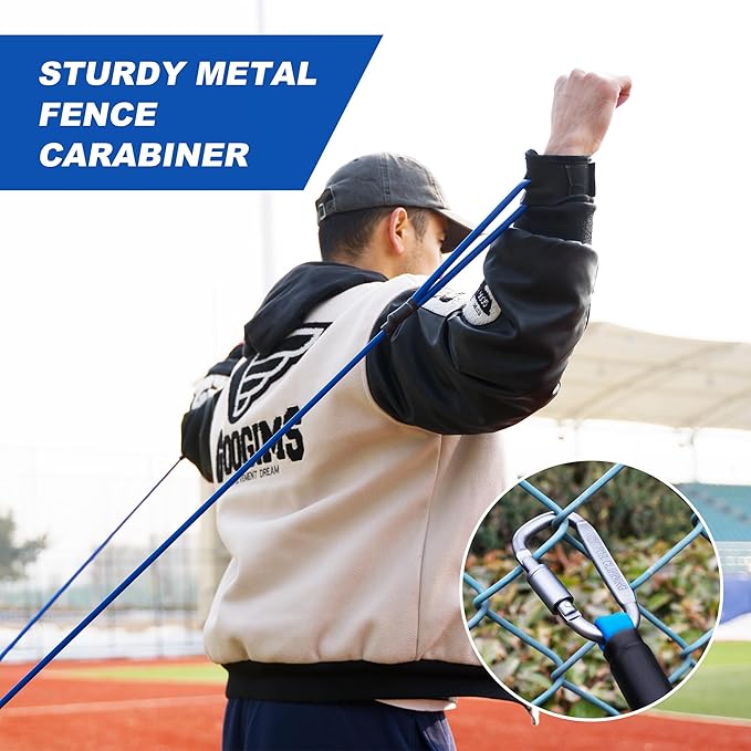 Resistance Bands for Pitchers, Baseball & Softball Training Equipment for Improving Arm Strength & Pitching Training, Baseball Pitching Bands for All Skill Levels