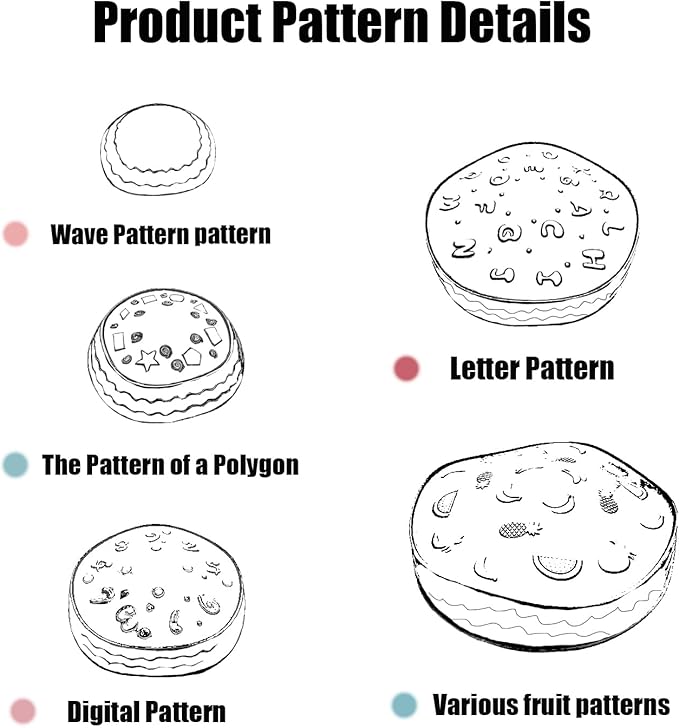 Fanboxk Stepping Stones for Kids,Non-Slip Toddlers Stepping Stones for Promoting Children's Balance Coordination Skills,Obstacle Courses Sensory Toys Outdoor or Indoor Play for Kids 3-8