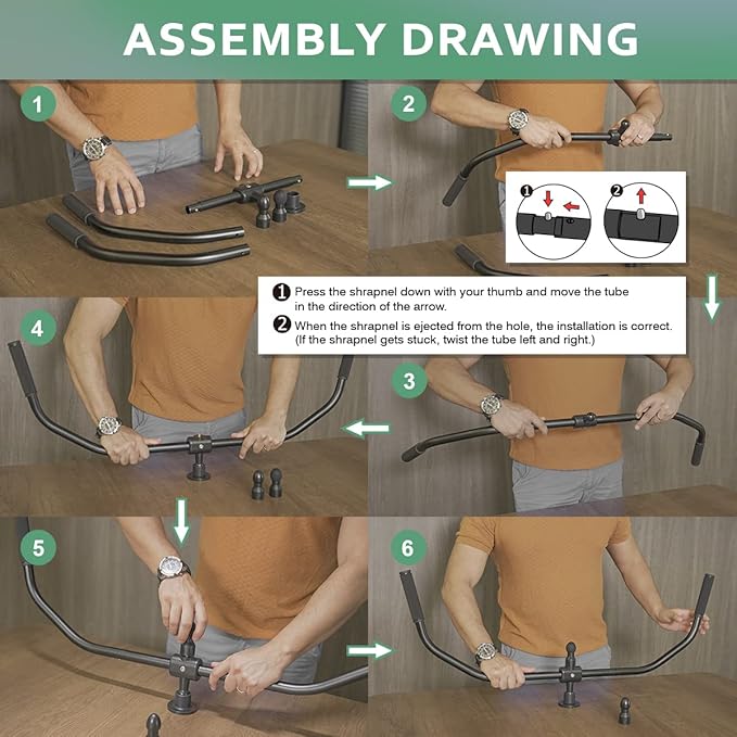 Strict Trigger Point Massage Cane Back and Neck Massager for Muscle Pain Relief and Self-Massage Therapy ,Handheld Back, Neck, Shoulder, Leg ,Foot, Full Body Deep Tissue Pressure Point Tool ( Black)