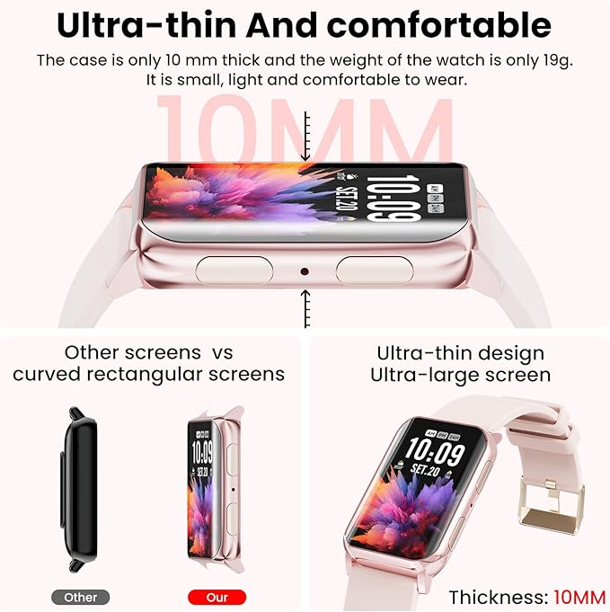 Smart Watch for Men Women (Answer/Make Calls), 1.57" Curved Screen Fitness Tracker, smartwatch with 24/7 Heart Rate/Sleep Monitor, Two Straps Activity Trackers, Compatible with Android & iOS