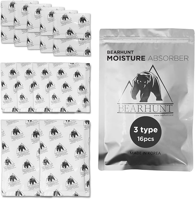 BEARHUNT Moisture Absorber Deodorant - Shoes, Closet, Camping Tent, Car etc.(3 types)