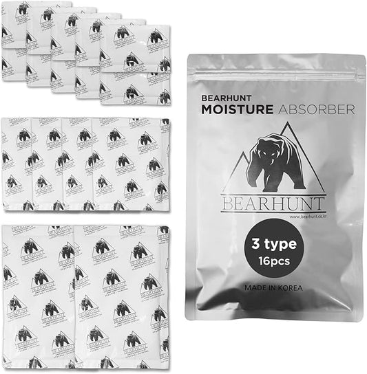 BEARHUNT Moisture Absorber Deodorant - Shoes, Closet, Camping Tent, Car etc.(3 types)