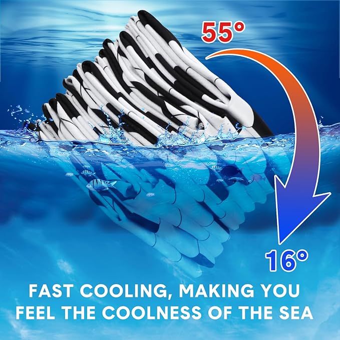 12 Pcs Cooling Towel 40 x 12 Inch Basketball Baseball Football Volleyball Soccer Softball Microfiber Fast Drying Towel for Gift Women Men