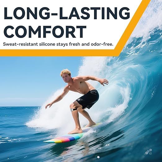 Adjustable Patellar Tendon Knee Strap – Knee Support Brace, Patella Band for Tendonitis, Running, Sports & Daily Knee Pain Relief – Includes Two Straps in Short & Long Sizes for Adults, Teens, Men & Women, 1 Pack