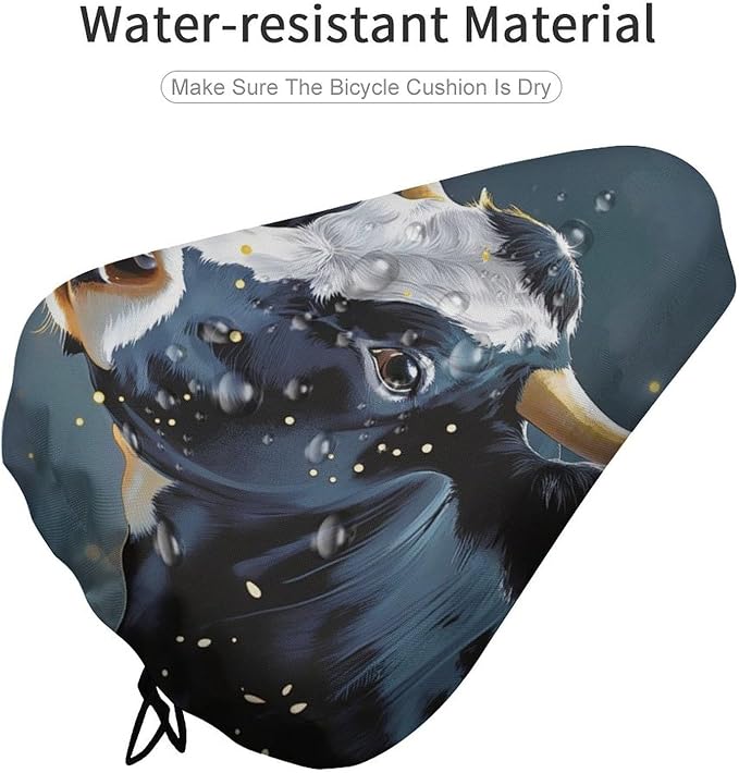 Waterproof Bike Seat Cover with Drawstring Waterproof Bike Seat Rain Cover Seat Protective Water Resistant Bicycle Saddle Rain Dust Cover