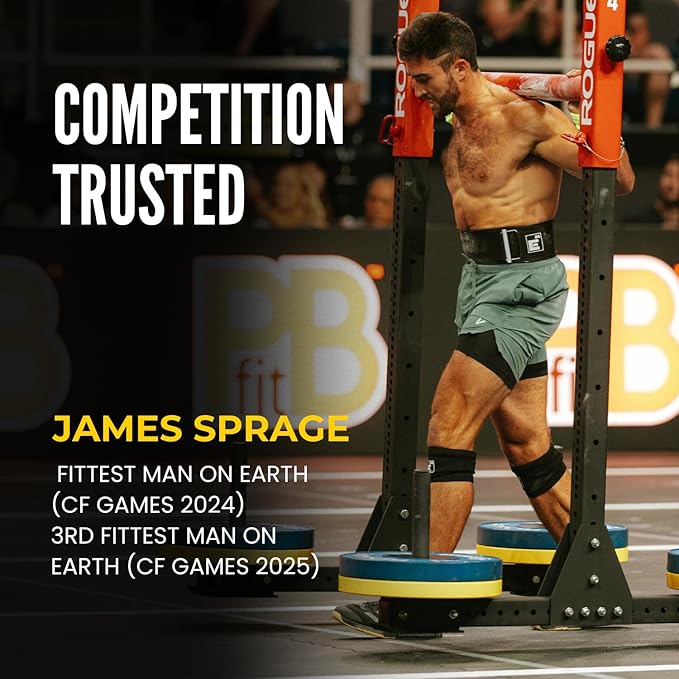 Element 26 Self-Locking Weight Lifting Belt - Premium Weightlifting Belt for Serious Functional Fitness and Olympic Lifting Athletes - Lifting Support for Men and Women - Deadlift Training Belt