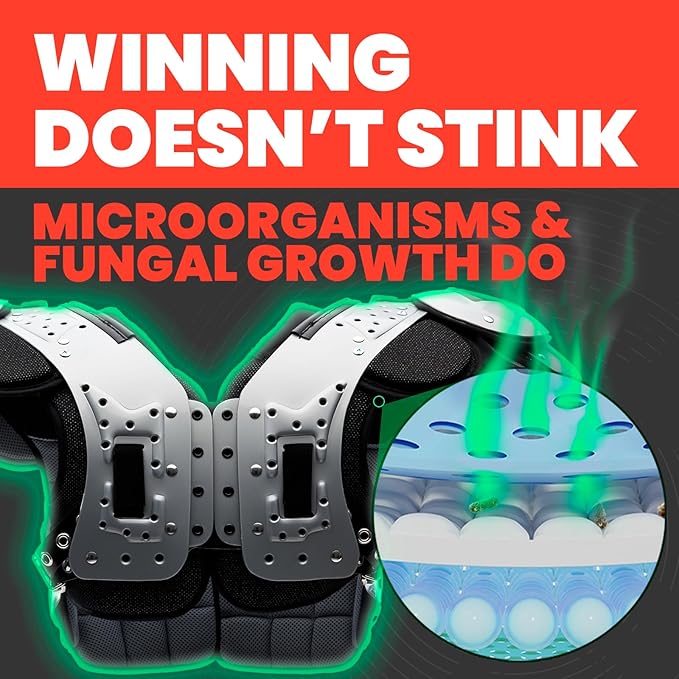 Uncle Todd’s Odor Stomp Sports Equipment Odor Eliminator Spray - Extra Strength Enzyme-Powered Deodorizer for Football, Hockey, Gym Bags, and Athletic Gear - Citrus Sport Scent - 16oz