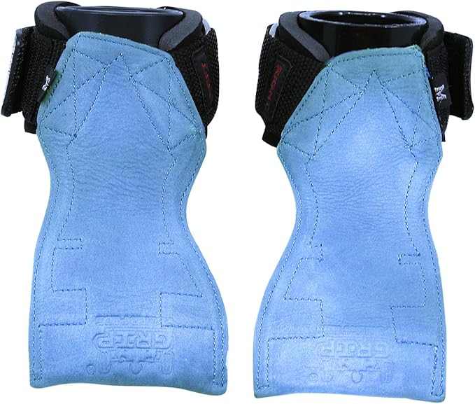 Lifting Grips PRO Weight Gloves Heavy Duty Barbell Gymnastics Straps Alternative to Power Hooks Deadlifts Adjustable Neoprene Padded Wrist Wrap