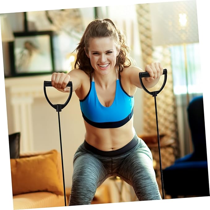 1 Pair Resistance Bands Stepping Machine Assistance Bands Exercise Cords for Weightlifting Strength Training Muscle Toning