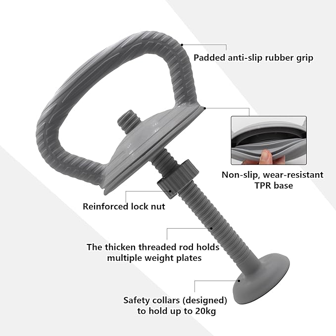 PHOEROS Adjustable Dumbbell Set - 44/66/88 LBS weights set, Dumbbell Barbell 3 in 1, Steel Dumbbells Pair with Connecting Rod for Adults Women Men Fitness Workout, Home Gym Exercise Training Equipment