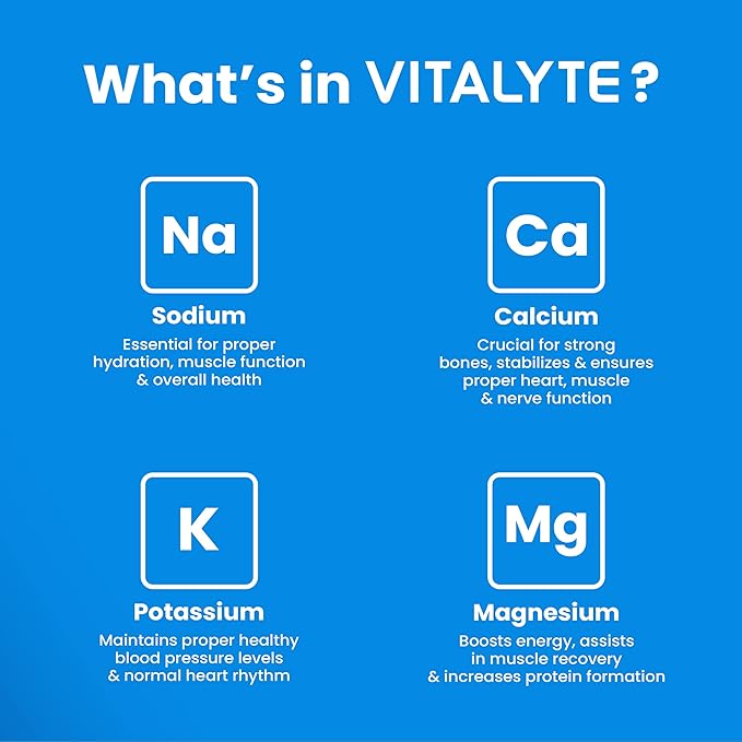 Vitalyte Electrolytes Packets Isotonic Sports Drink | Electrolytes Powder Packets Sports Nutrition Electrolyte Replacement Drinks Dehydration Relief Packets