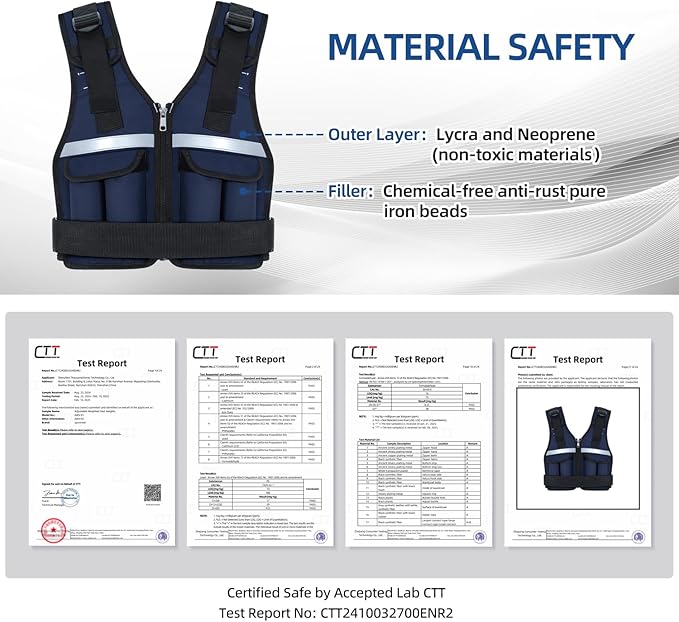 Sportneer Adjustable Weighted Vest Weights: 2-18 lbs/2-40 lbs Washable Weight Vest 16 In 1 Fast Adjust Rucking Vest for Women and Men Home Gym Workout Fitness Strength Training Vests