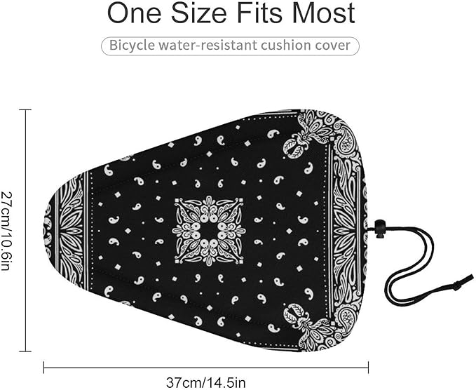 Waterproof Bike Seat Cover with Drawstring Waterproof Bike Seat Rain Cover Seat Protective Water Resistant Bicycle Saddle Rain Dust Cover