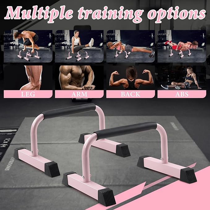 Push Up Bar, 700 LBS Potable Dip Bar with EVA Handle for Home GYM Gymnastics Calisthenics Equipment Apartment Courtyard Balcony Exercise Fitness Upper Body Arm Back Man Woman Kid