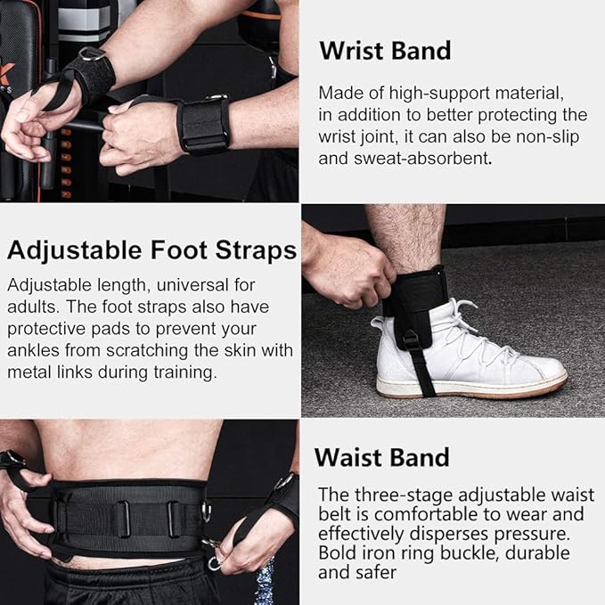 Boxing Resistance Bands Set for Speed and Agility, Workout Band Ankle Exercise Bands Legs Ankle Straps for Resistance Training Enhance Explosive Power