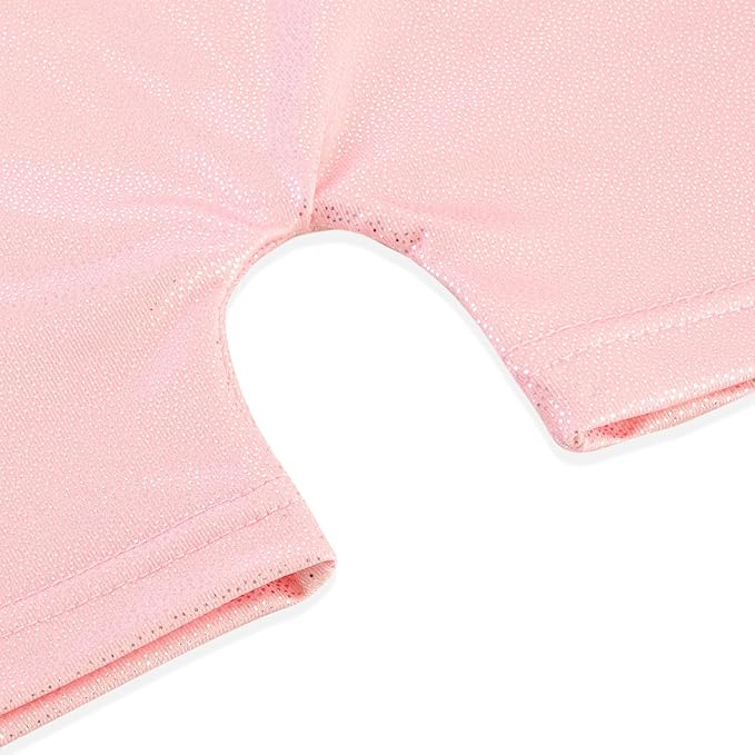 EQSJIU Leotards for Girls Gymnastics Sleeveless Sparkly Toddler Tumbling Outfits Dance Clothes Biketards for Kids 1-10 Years