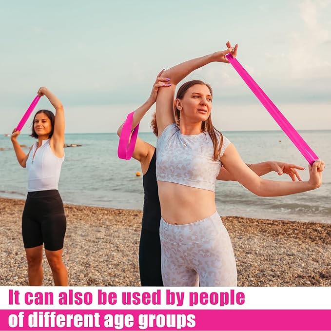 DEEKIN 20 Pcs Resistance Bands Resistance Loop Exercise Bands Exercise Equipment Elastic Drap Ring for Women and Men Home Fitness, Gym, Yoga