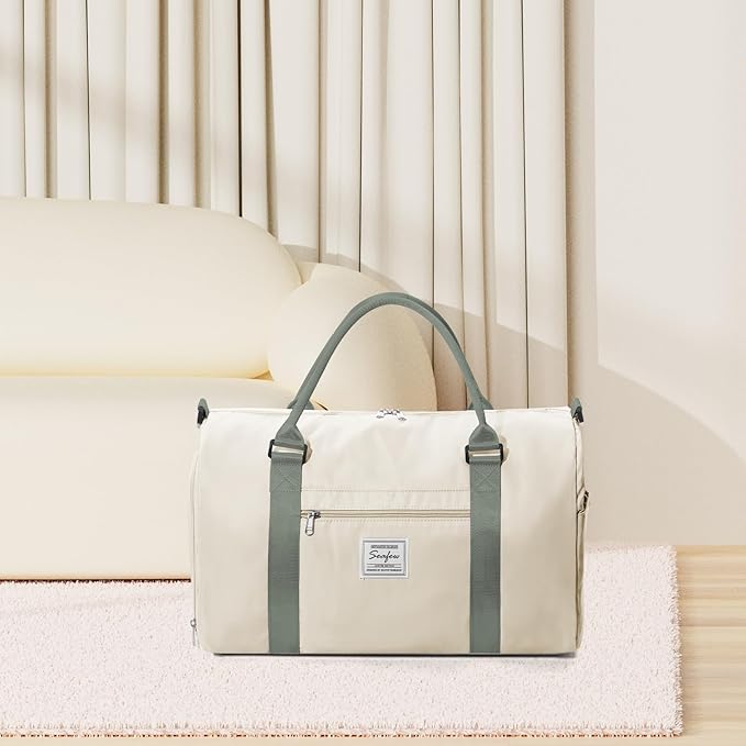 Gym Bag Womens,Travel Duffel Carry on Bag Sport Tote Bag Weekend Overnight Bag