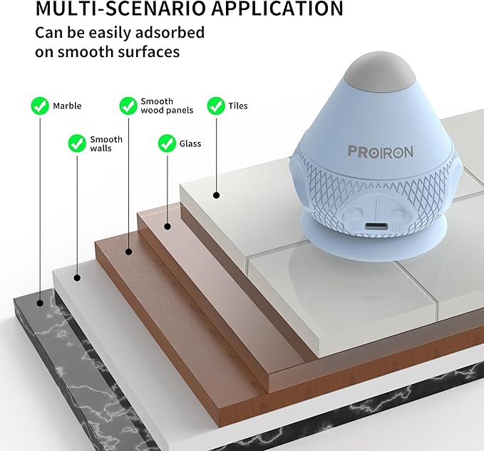 PROIRON Mountable Massage Ball Vibrating & Heating Hand Free,Deep Tissue Massage Trigger Point Therapy for Back Neck Feet Body, Myofascial Release Muscle Soreness & Joint Pain Relief