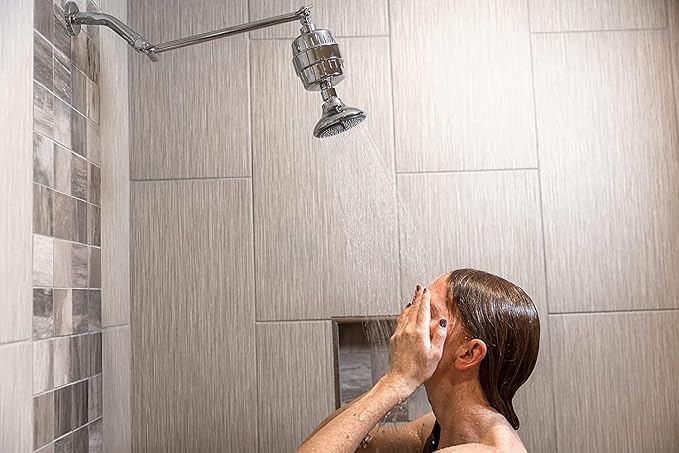 SparkPod High Output Shower Filter Cartridge- Suitable for People with Sensitive and Dry Skin and Scalp, Filters Chlorine and Impurities | 1-min Install (23 Stages, 1 pc)