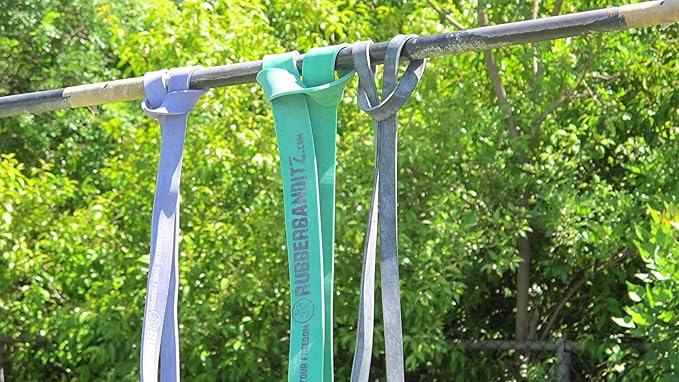 Rubberbanditz Combo Pull Up Assist Bands | Heavy Duty Resistance Exercise Bands for Powerlifting, Mobility, and Stretching | Resistance Bands for Working Out