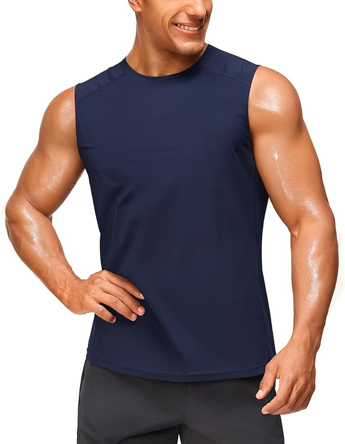 Junlan Sauna Suit for Men - Sleeveless Sauna Shirt Sweat Vest for Gym Workout