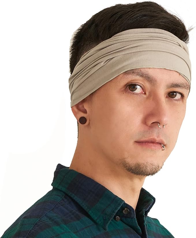 CHARM Headband Bandana Japanese Style - Mens Head Wrap Womens Hair Band by Casualbox