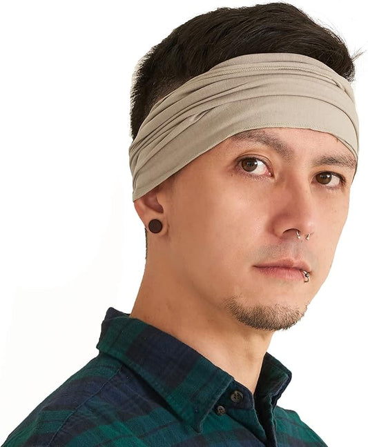 CHARM Headband Bandana Japanese Style - Mens Head Wrap Womens Hair Band by Casualbox