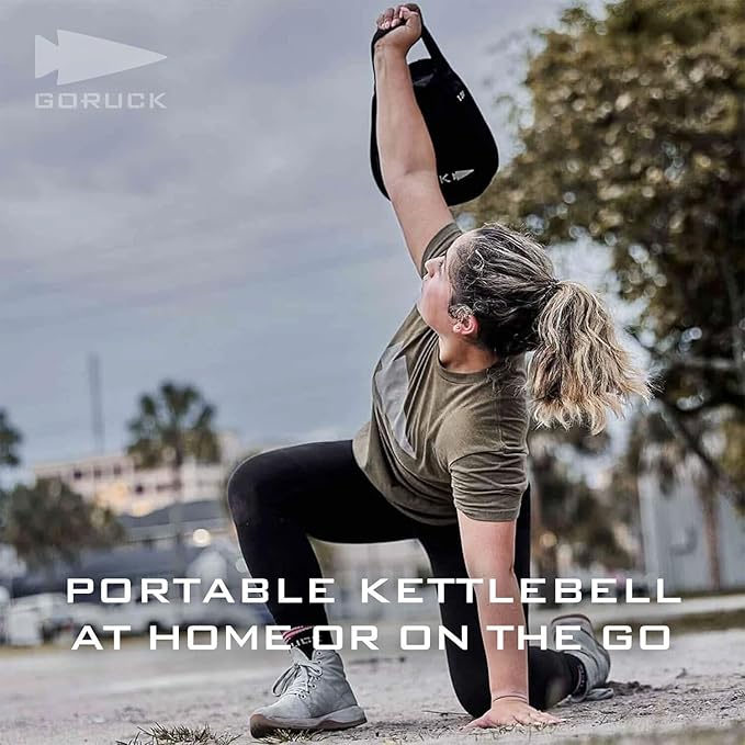GORUCK Sand Kettlebells Weight for Fitness & Body Workout for Men & Women - for Weightlifting, Dumbbell & Yoga - for Home & Gym Training