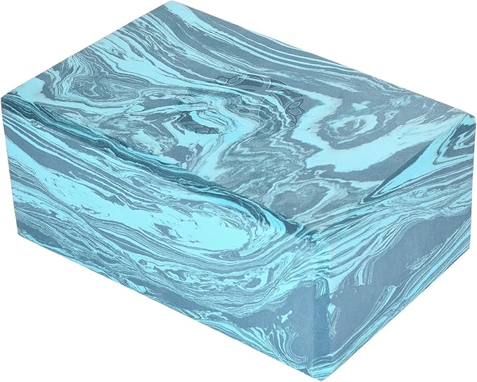 Hugger Mugger 4 in. Foam Yoga Block - Strong and Stable, Beveled Edges for Comfort, Most Favored Block Size, Helps with Alignment and Support in Many Poses