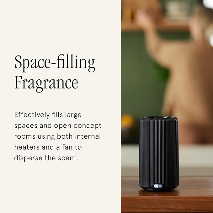 Pura Plus Smart Home Fragrance Diffuser for Large Spaces - Adjust Scent Intensity, Set Schedules & Timers, and More in Pura App - Fragrances Sold Separately - Black