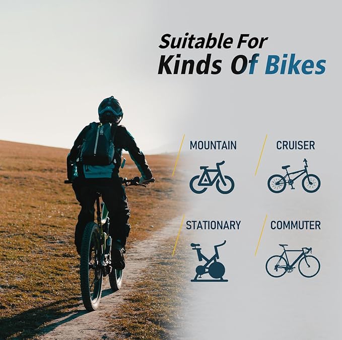 Bike Seat Cover, HUIOK Wide Gel Exercise Bike Seat Cushion for Women Men Comfort, Fits Spin, Stationary and Cruiser Bikes, Indoor Outdoor Cycling, Water Dust Resistant Cover Included