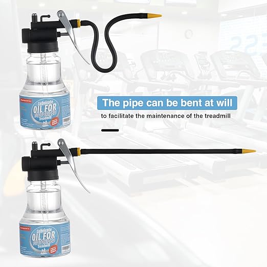 Silicone Treadmill Lubricant for Belt/Lubes |8.45 Ounce, High Temperature Resistant and Stable Lubricant,Treadmill Oil Belt Lubricant,Equipped with Oil Pump and Long Hose, Easy to use