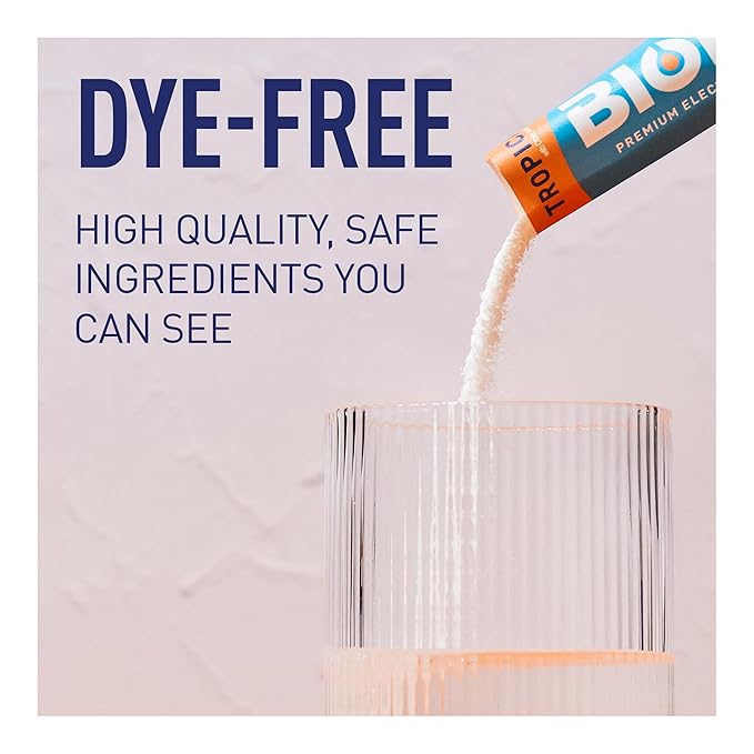 BIOLYTE IV Electrolyte Powder Packets, IV Liquid Drink Mix for Water, Doctor-Developed Hydration, HSA & FSA Approved Dehydration Relief, Chemotherapy Must Haves for Women & Men - Tropical (16 Sticks)