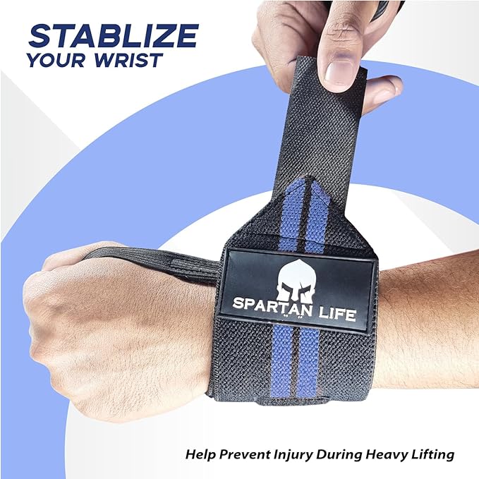 wrist wraps for weightlifting men & Women 18" Professional Quality Wrist Support with Heavy Duty Thumb Loop - Best Wrap for Powerlifting Competition, Strength Training, Bodybuilding