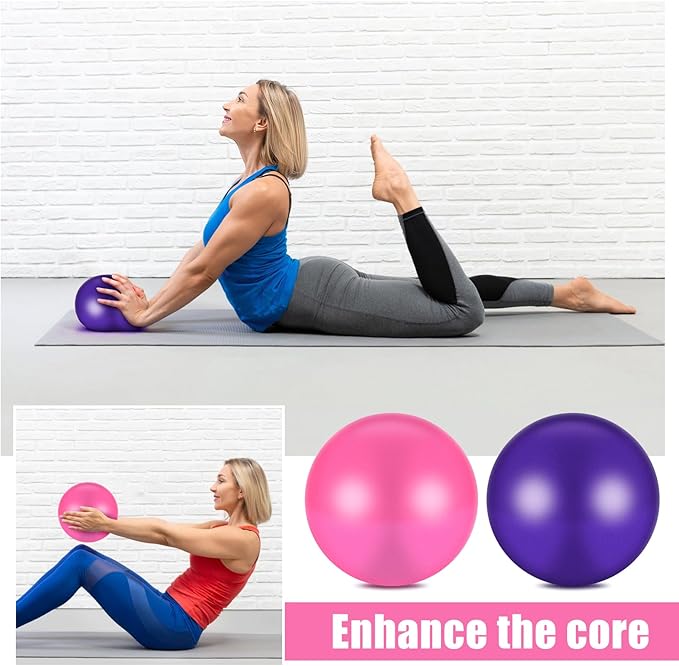 21 Pcs Pilates Ring Circle Set Home Pilates Equipment Kit for Women Pilates Equipment Home Workout Equipment Set Includes 9.8 In Ball Yoga Ring Stretching Strap 8 Resistance Bands Non Slip Socks