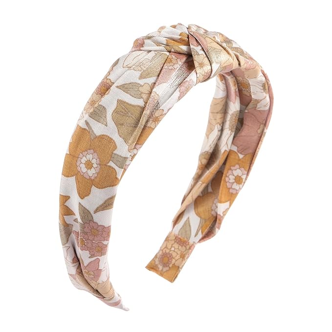 Madison Tyler Boho Headbands - Top Knot With Rhinestones, Elastic, Non Slip - Outdoor & Party