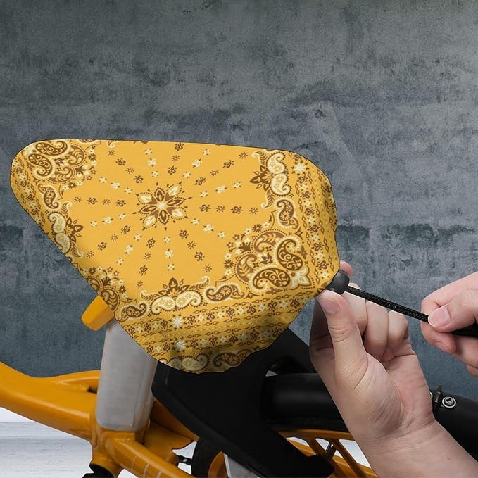 Waterproof Bike Seat Cover with Drawstring Waterproof Bike Seat Rain Cover Seat Protective Water Resistant Bicycle Saddle Rain Dust Cover